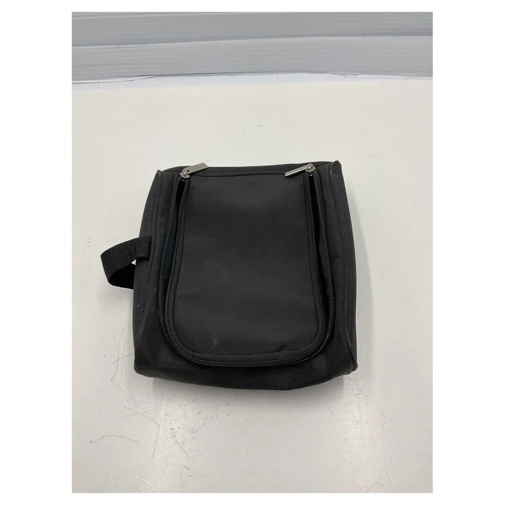 Black Hanging Toiletry Bag Travel Cosmetic Makeup Case Organizer Nylon New‎